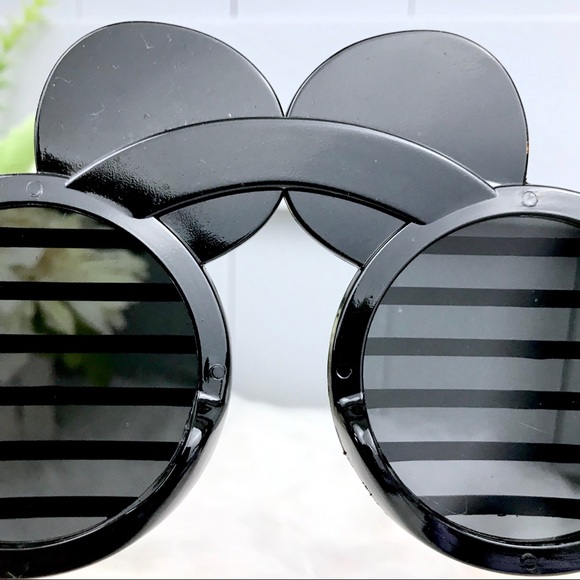 NIB Mickey Mouse Ears Black Sunglasses Adult Kid - Picture 5 of 8